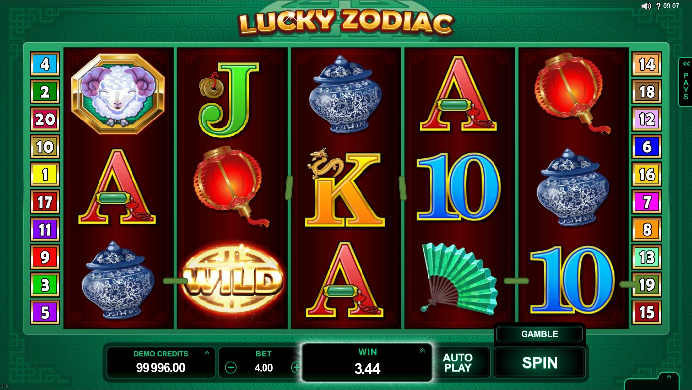 Lucky Zodiac (Lucky Zodiac) from category Slots