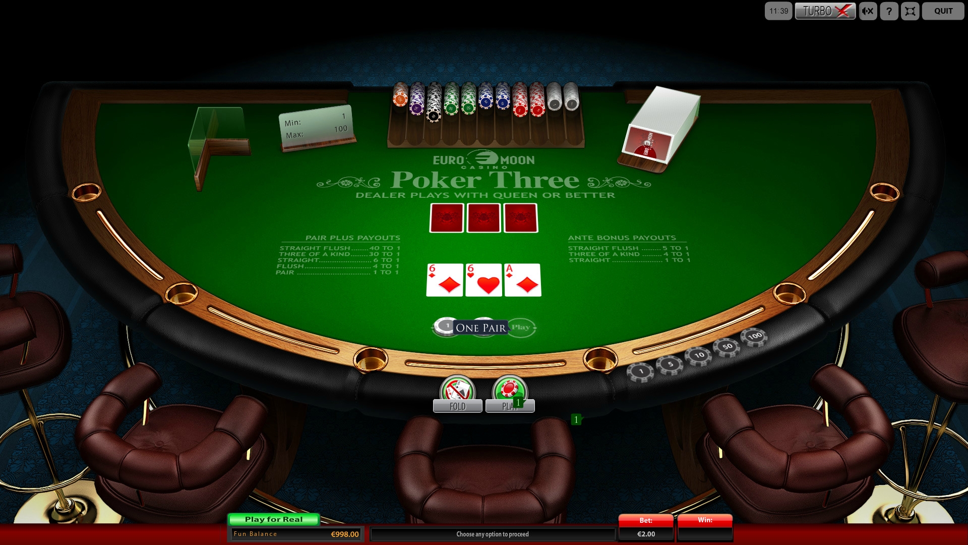 Poker Three (Poker Three) from category Poker