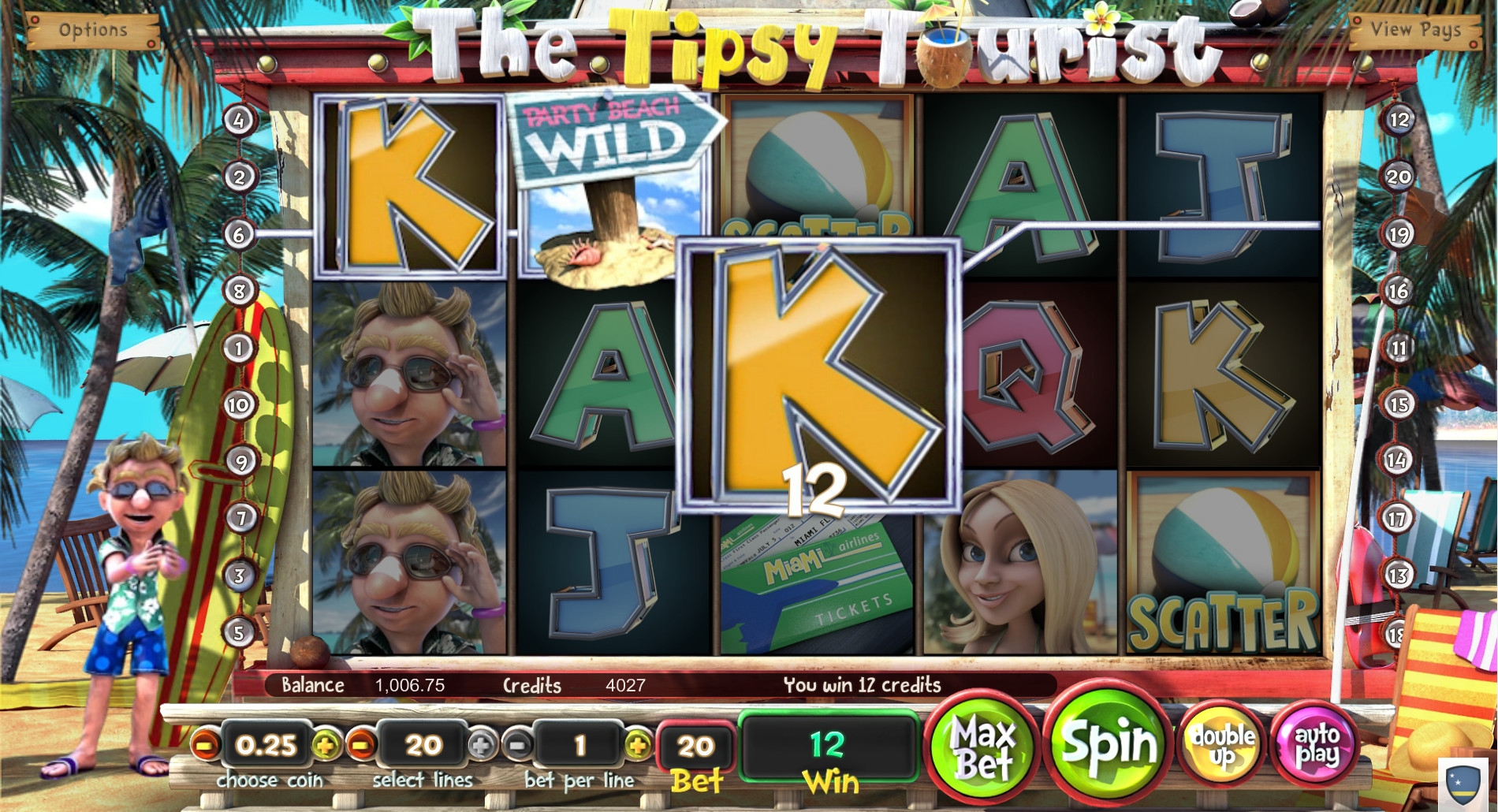 The Tipsy Tourist (The Tipsy Tourist) from category Slots