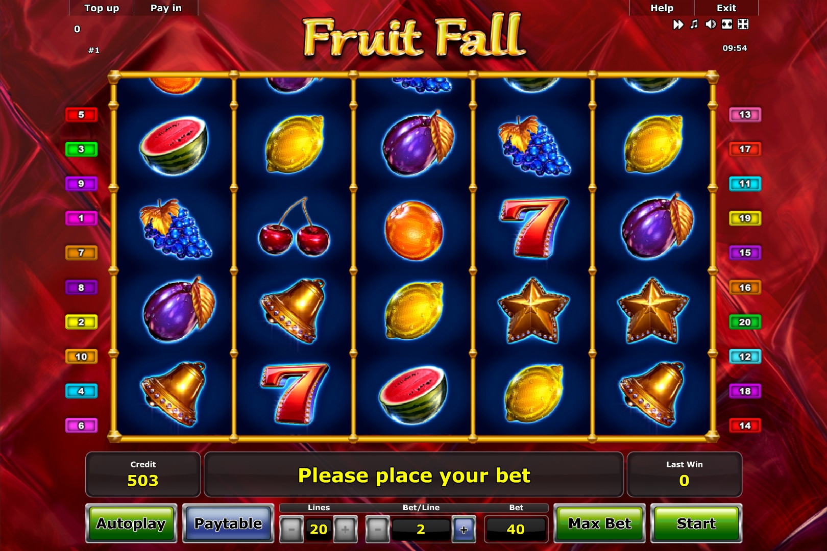 Fruit Fall (Fruit Fall) from category Slots