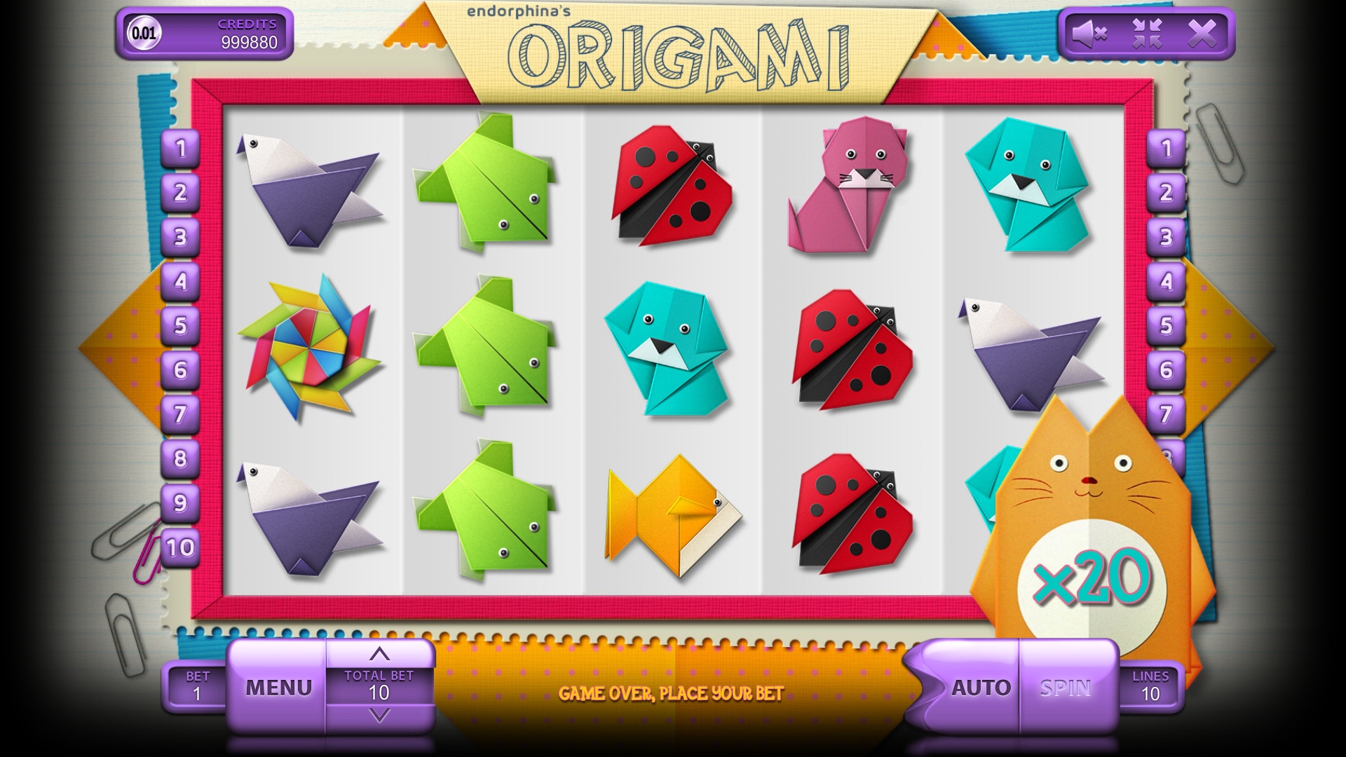 Origami (Origami) from category Slots