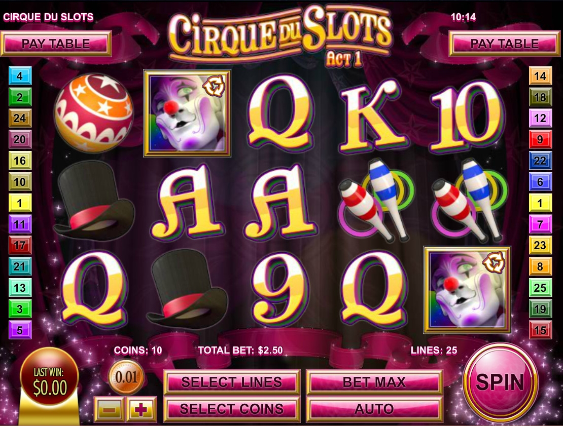 Cirque du Slots (Cirque du Slots) from category Slots
