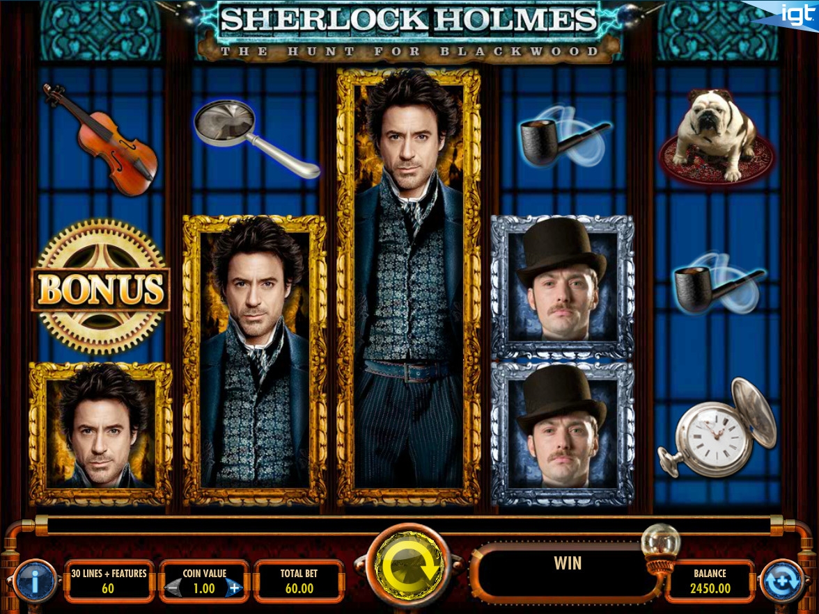 Sherlock Holmes: The Hunt for Blackwood (Sherlock Holmes: The Hunt for Blackwood) from category Slots