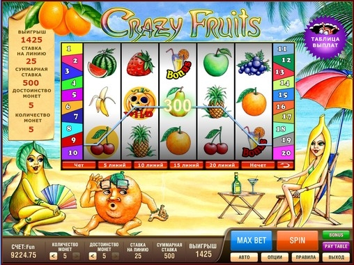 Crazy Fruits (Crazy Fruits) from category Slots