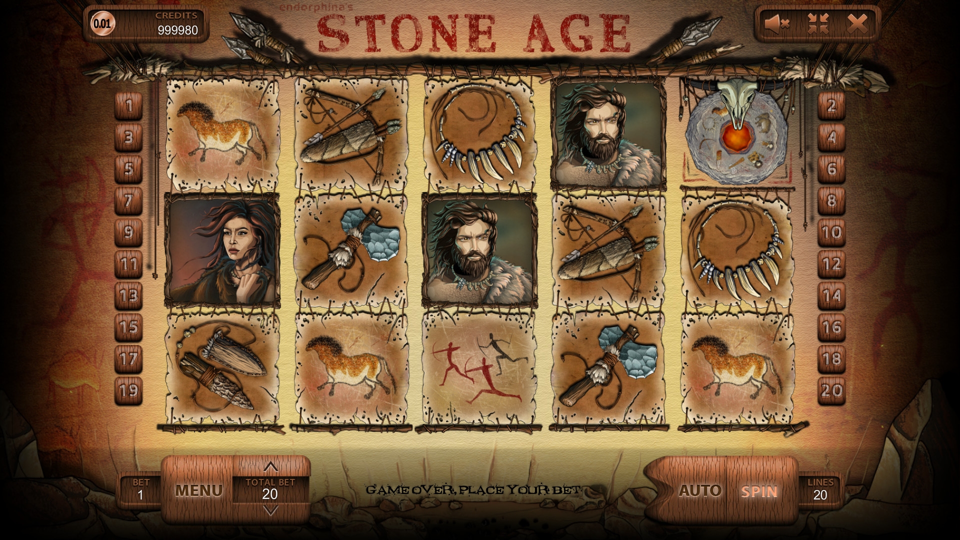Stone Age (Stone Age) from category Slots
