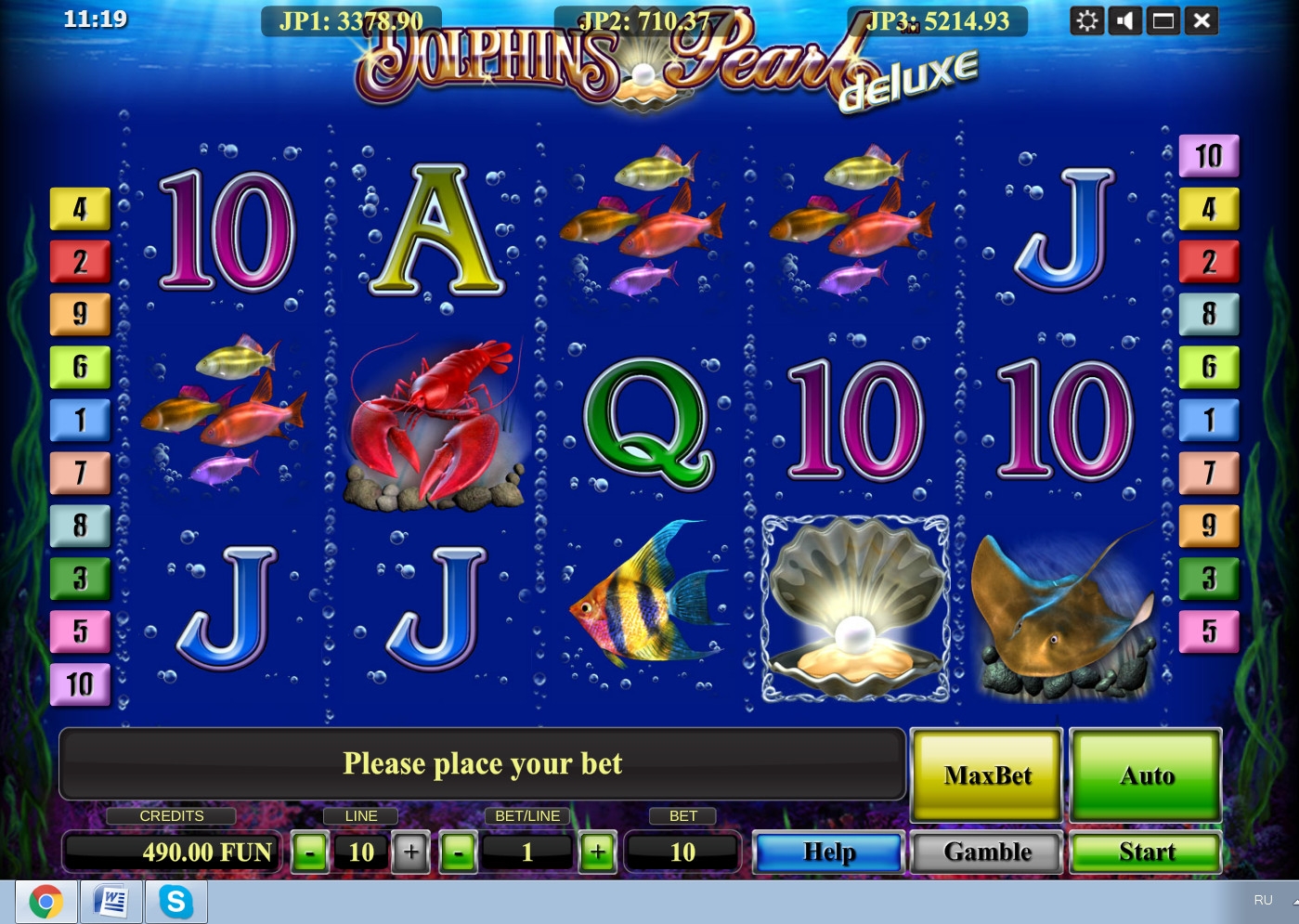 free slot games dolphins pearls