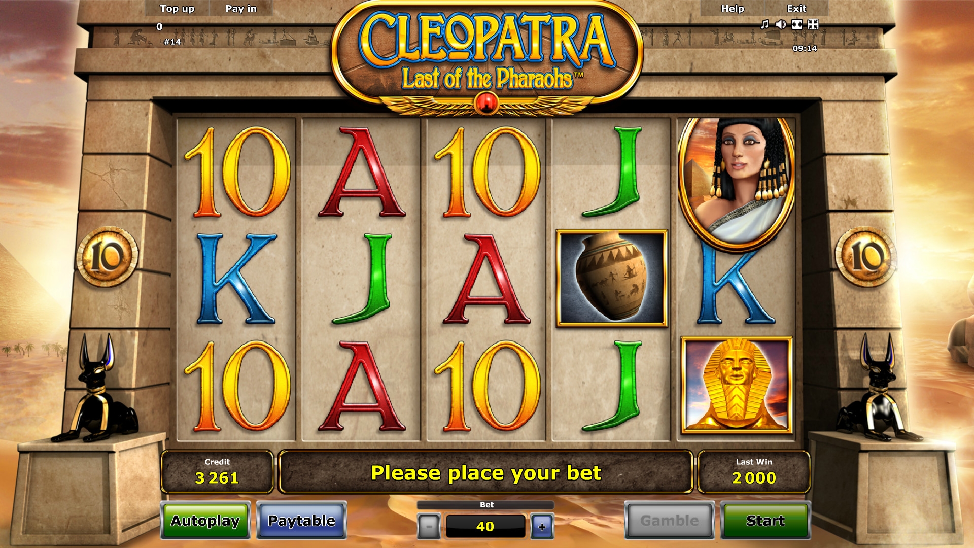 Cleopatra: Last of the Pharaohs (Cleopatra: Last of the Pharaohs) from category Slots
