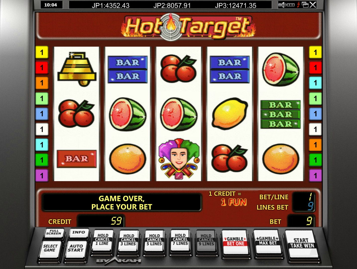 Hot Target (Hot Target) from category Slots