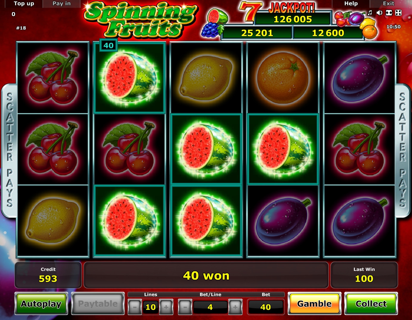 Spinning Fruits (Spinning Fruits) from category Slots