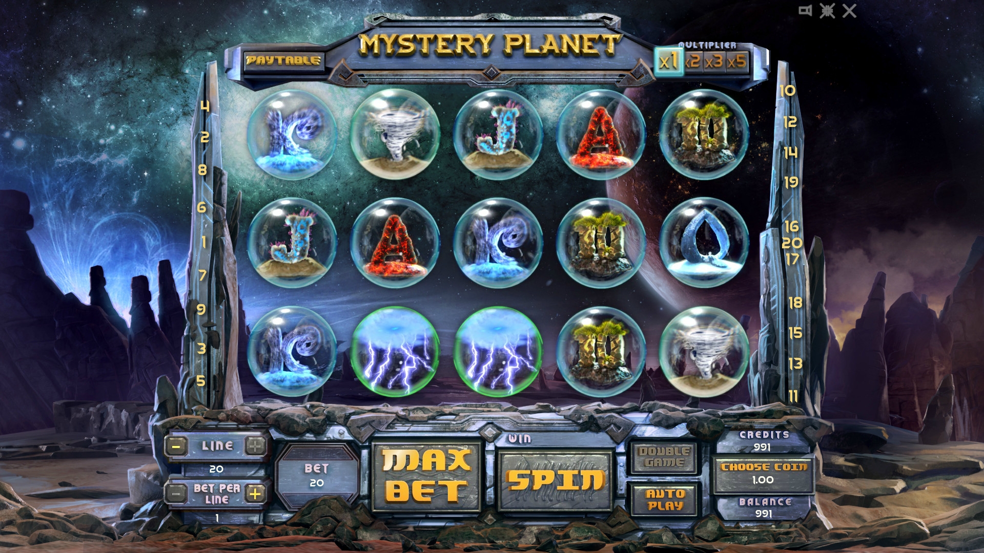 Mystery Planet (Mystery Planet) from category Slots
