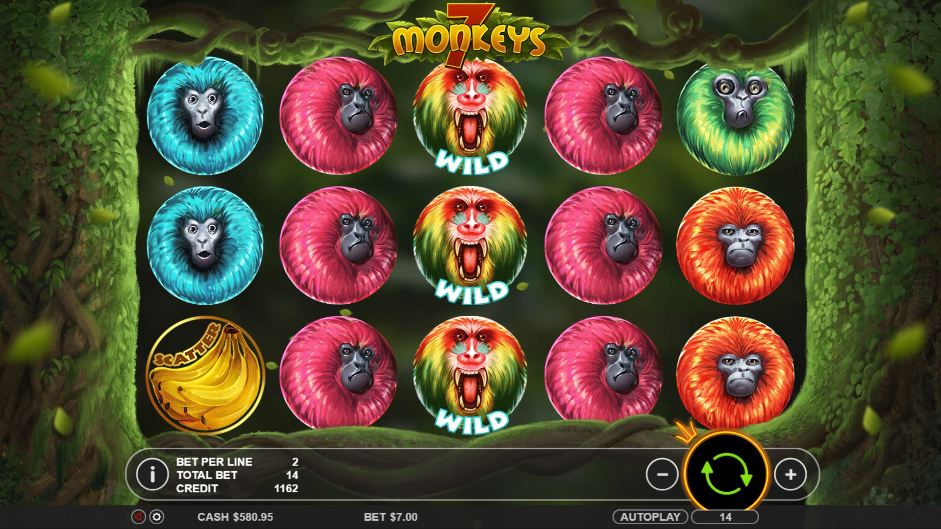 7 Monkeys (7 Monkeys) from category Slots