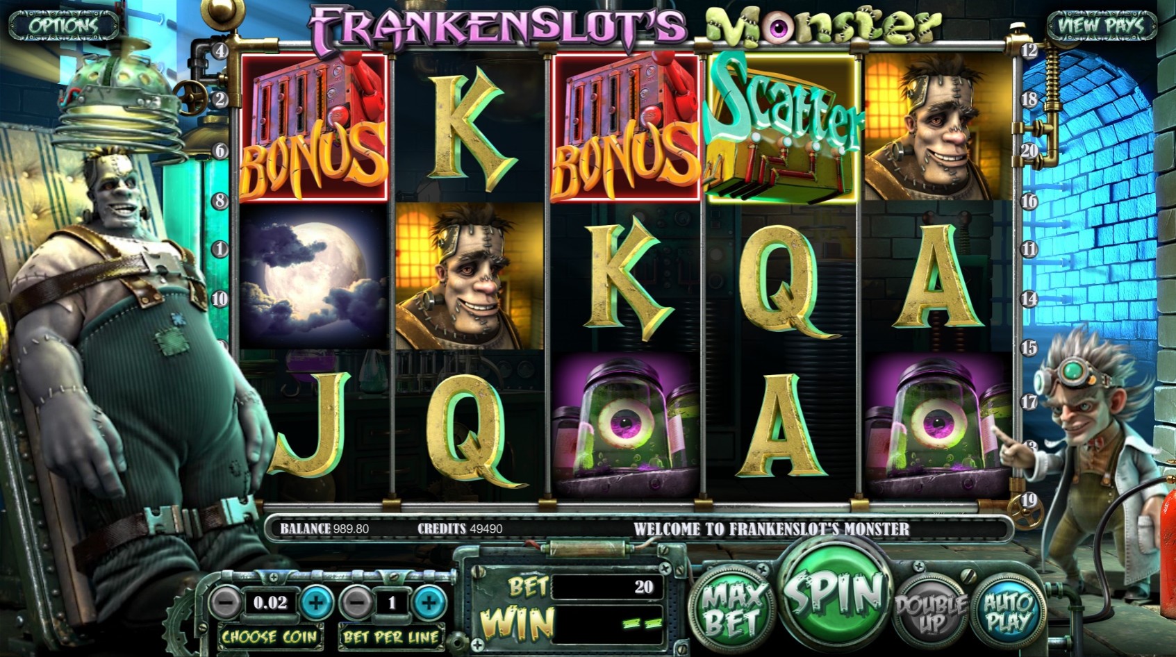 Frankenslot’s Monster (Frankenslot's Monster) from category Slots