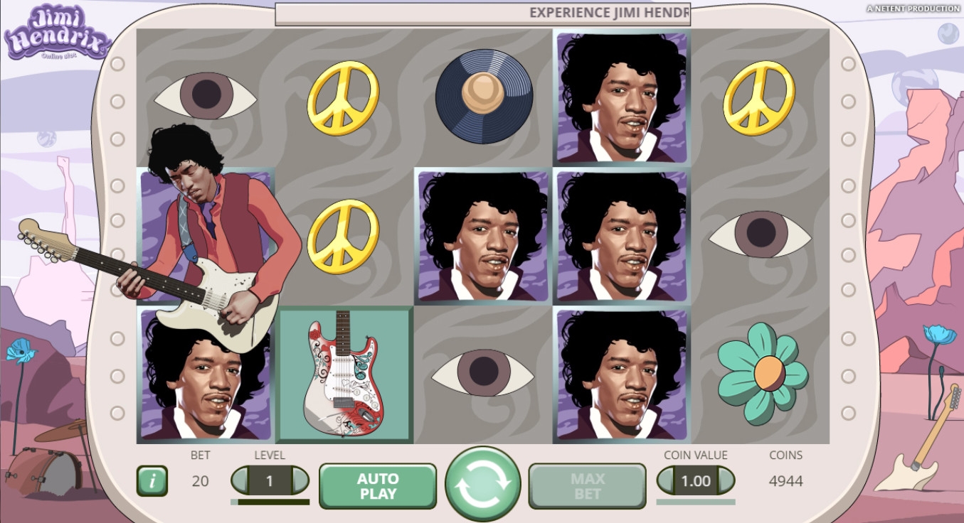 Jimi Hendrix (Jimi Hendrix) from category Slots