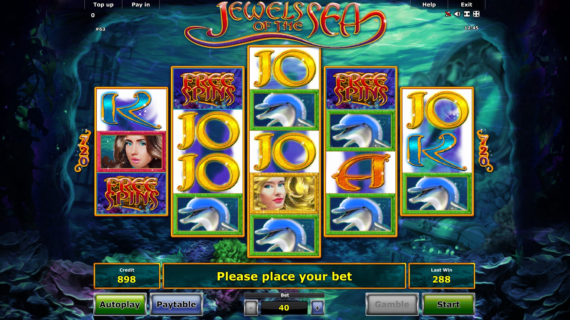 Jewels of the Sea (Jewels of the Sea) from category Slots