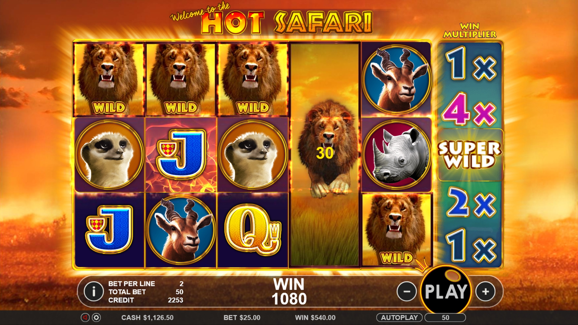Hot Safari (Hot Safari) from category Slots