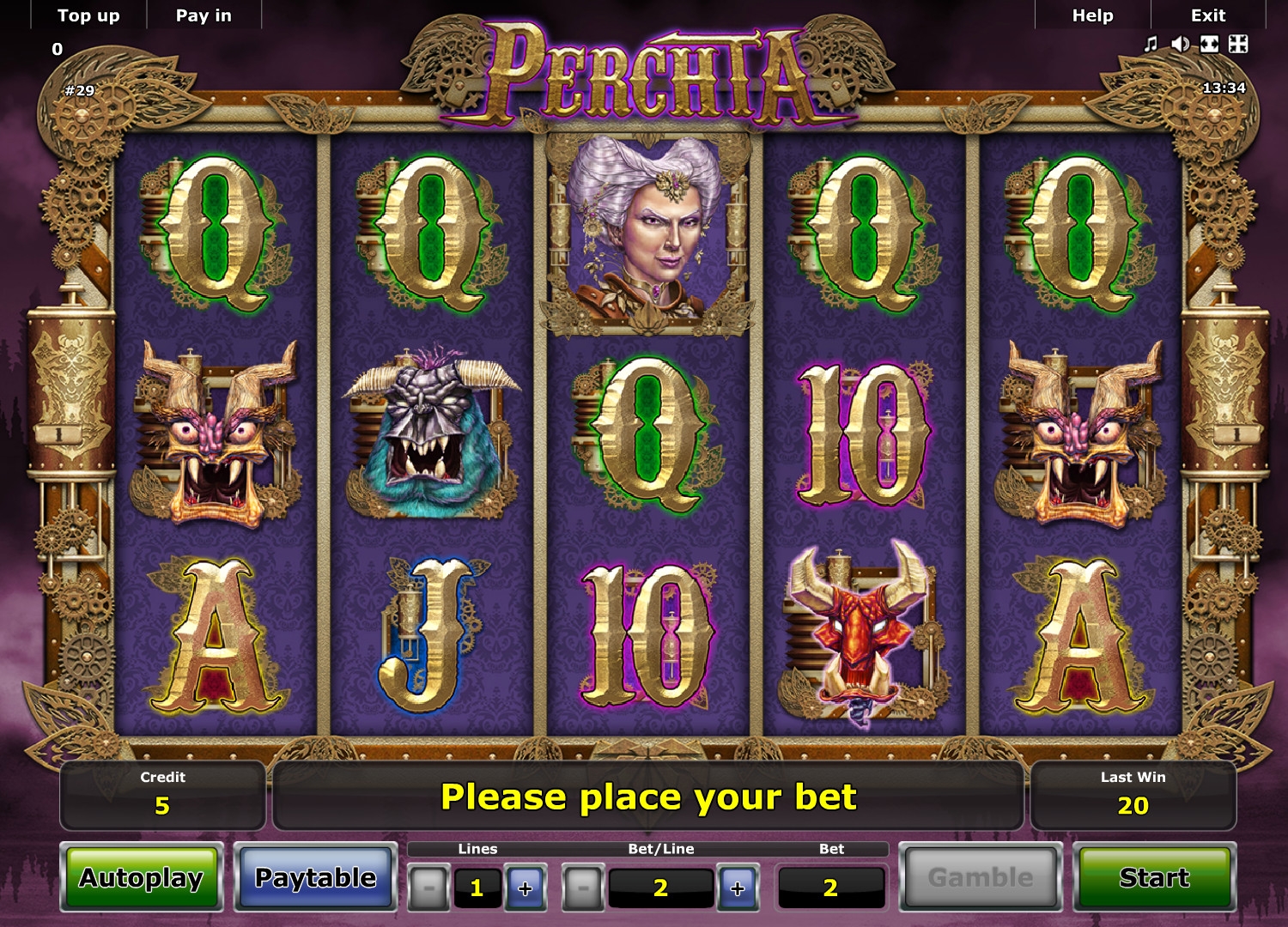 Perchta (Perchta) from category Slots