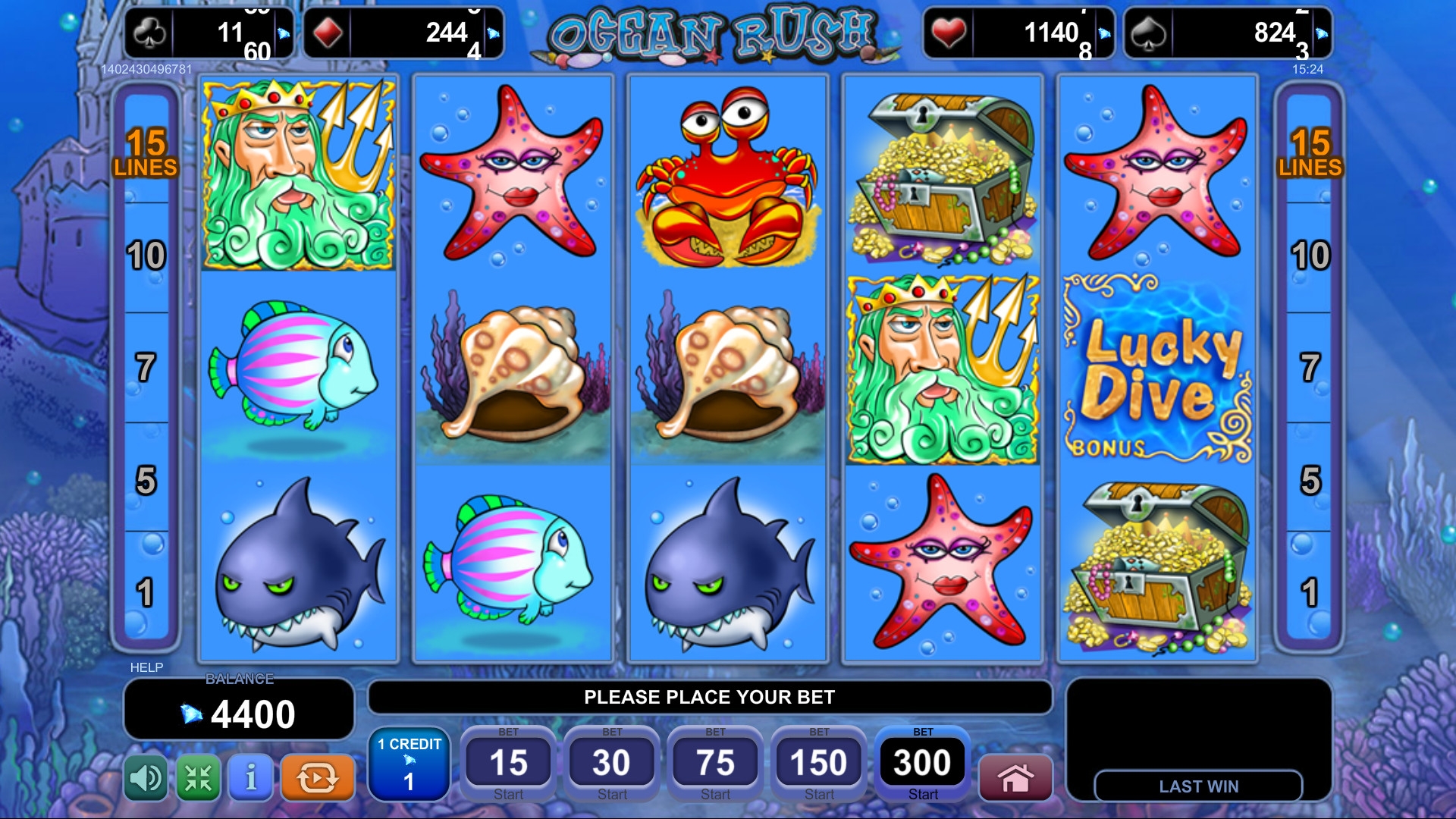 Ocean Rush (Ocean Rush) from category Slots