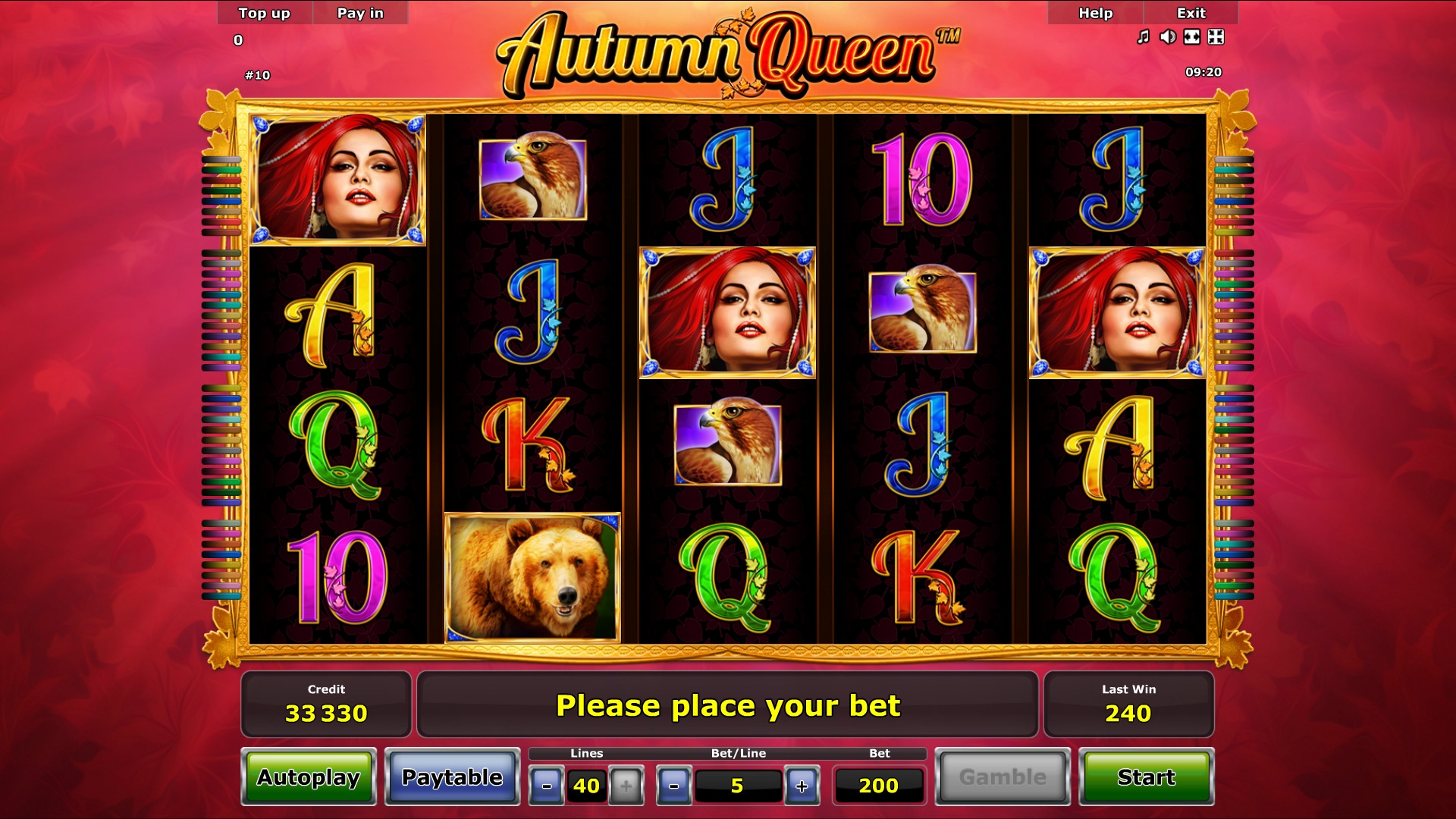 autumn queen игровой автомат