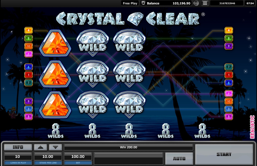 Crystal Clear (Crystal Clear) from category Slots