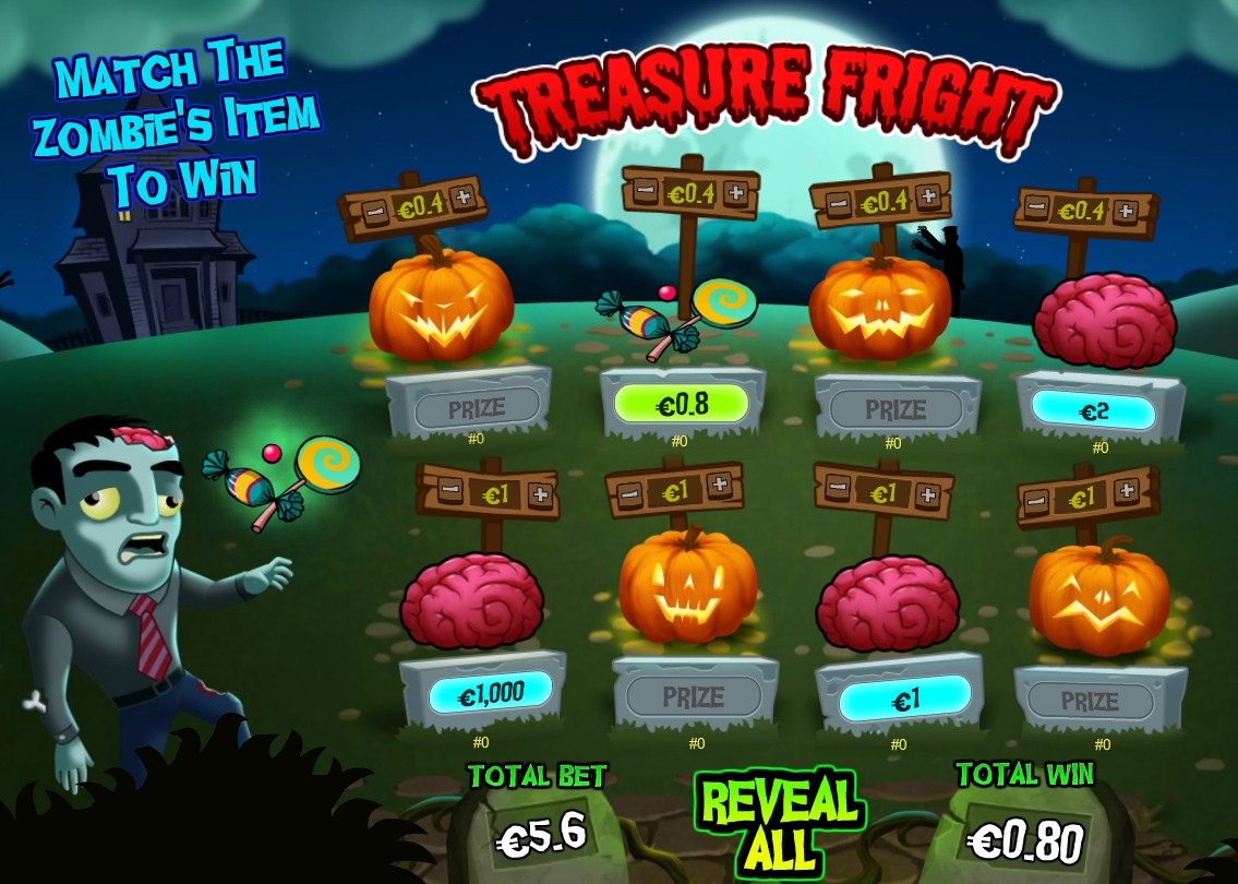 Treasure Fright (Treasure Fright) from category Scratch cards