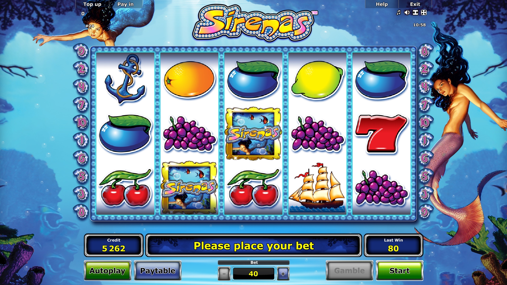 Sirenas (Sirenas) from category Slots
