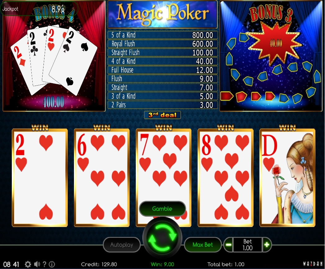 Magic Poker (Magic Poker) from category Video Poker