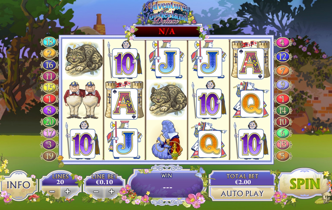 Adventures in Wonderland Deluxe (Adventures in Wonderland Deluxe) from category Slots