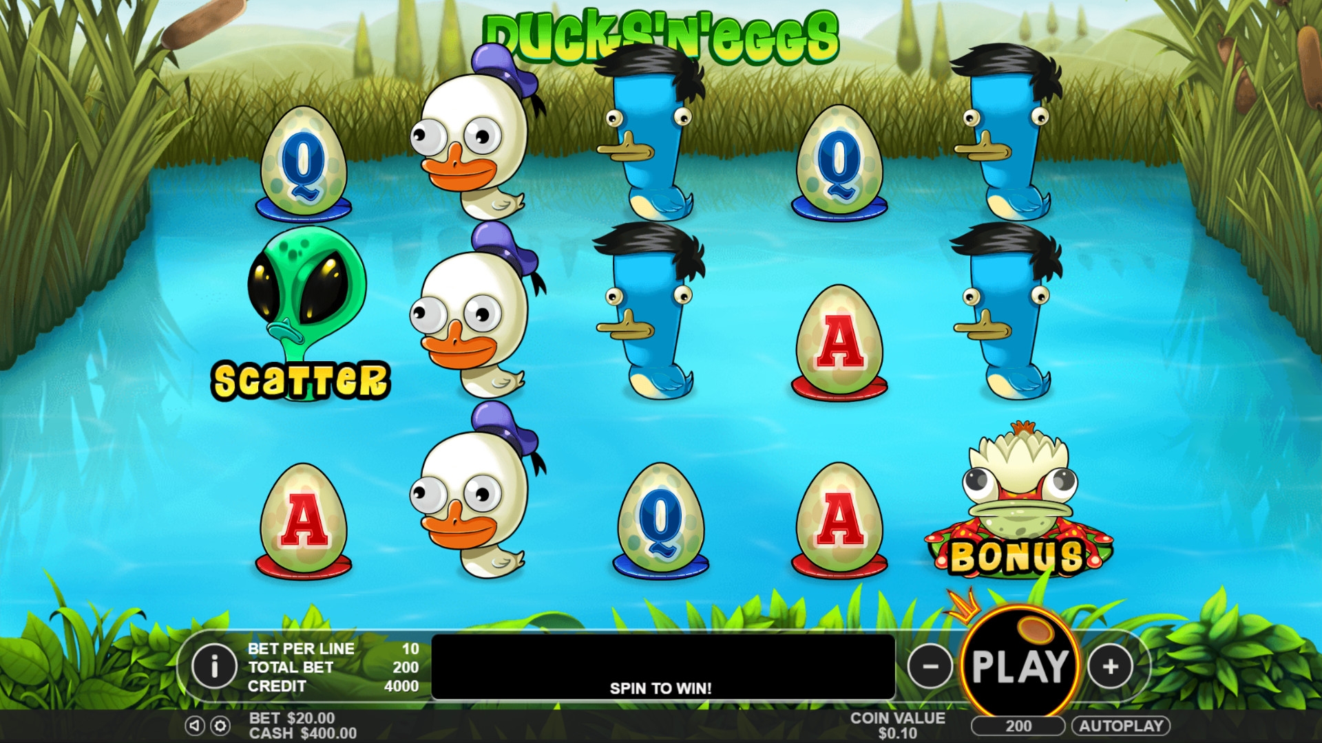ducks n eggs игровой автомат