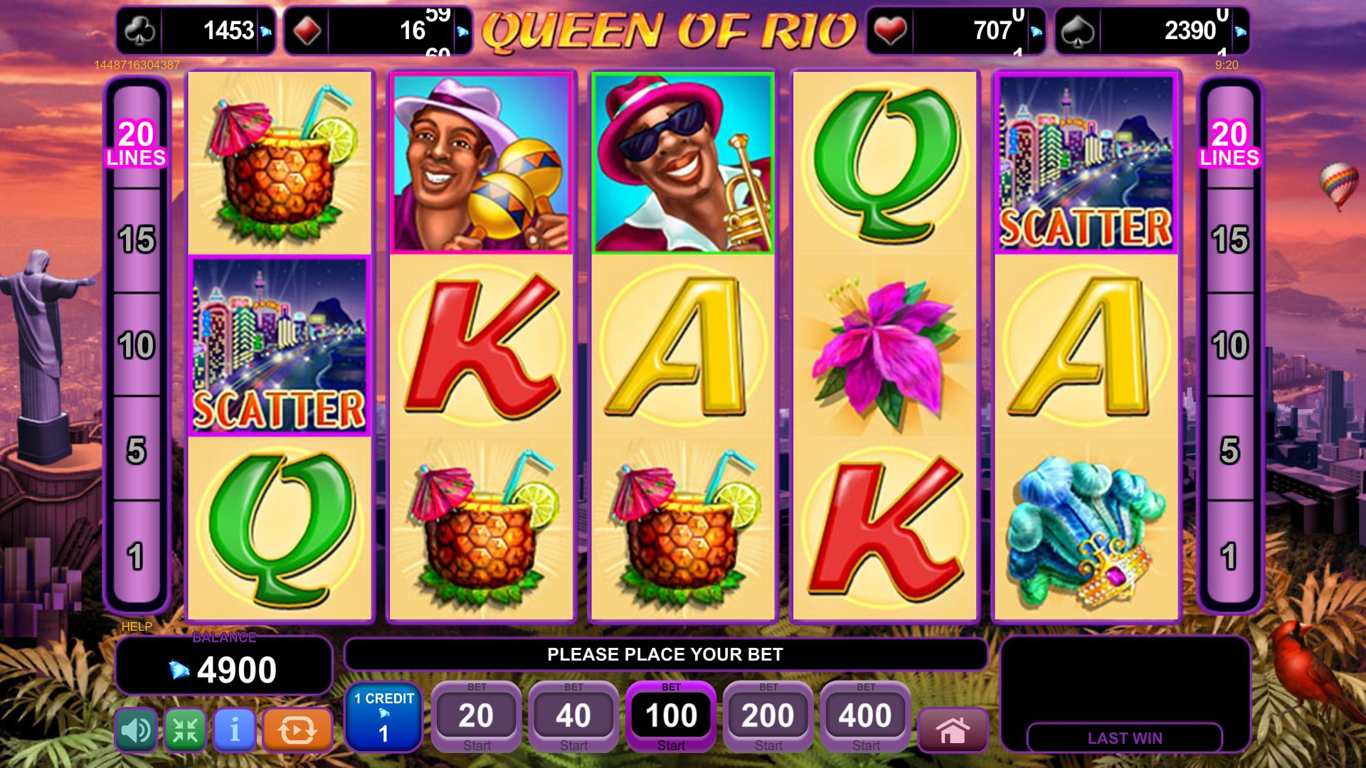 Queen of Rio (Queen of Rio) from category Slots