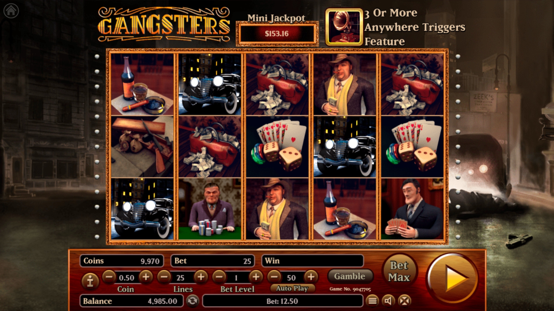 Gangsters (Gangsters) from category Slots