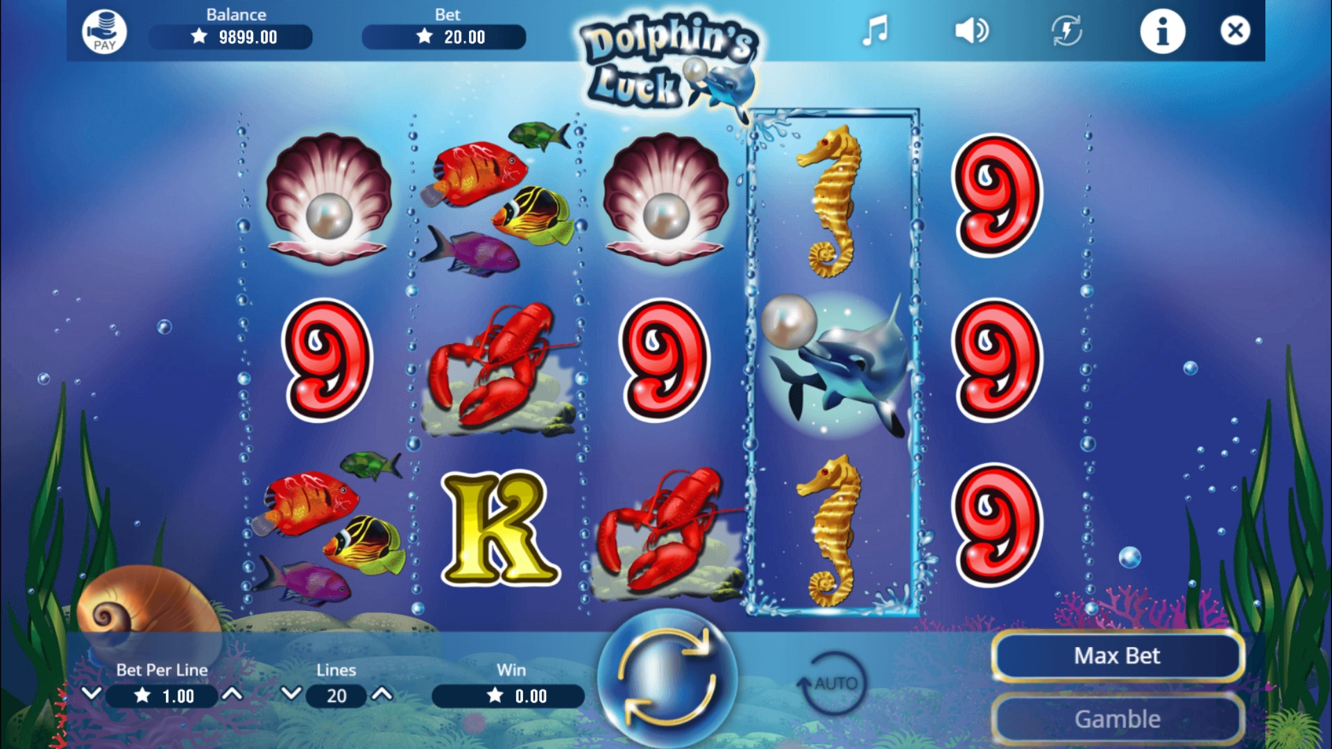 Dolphin’s Luck (Dolphin’s Luck) from category Slots