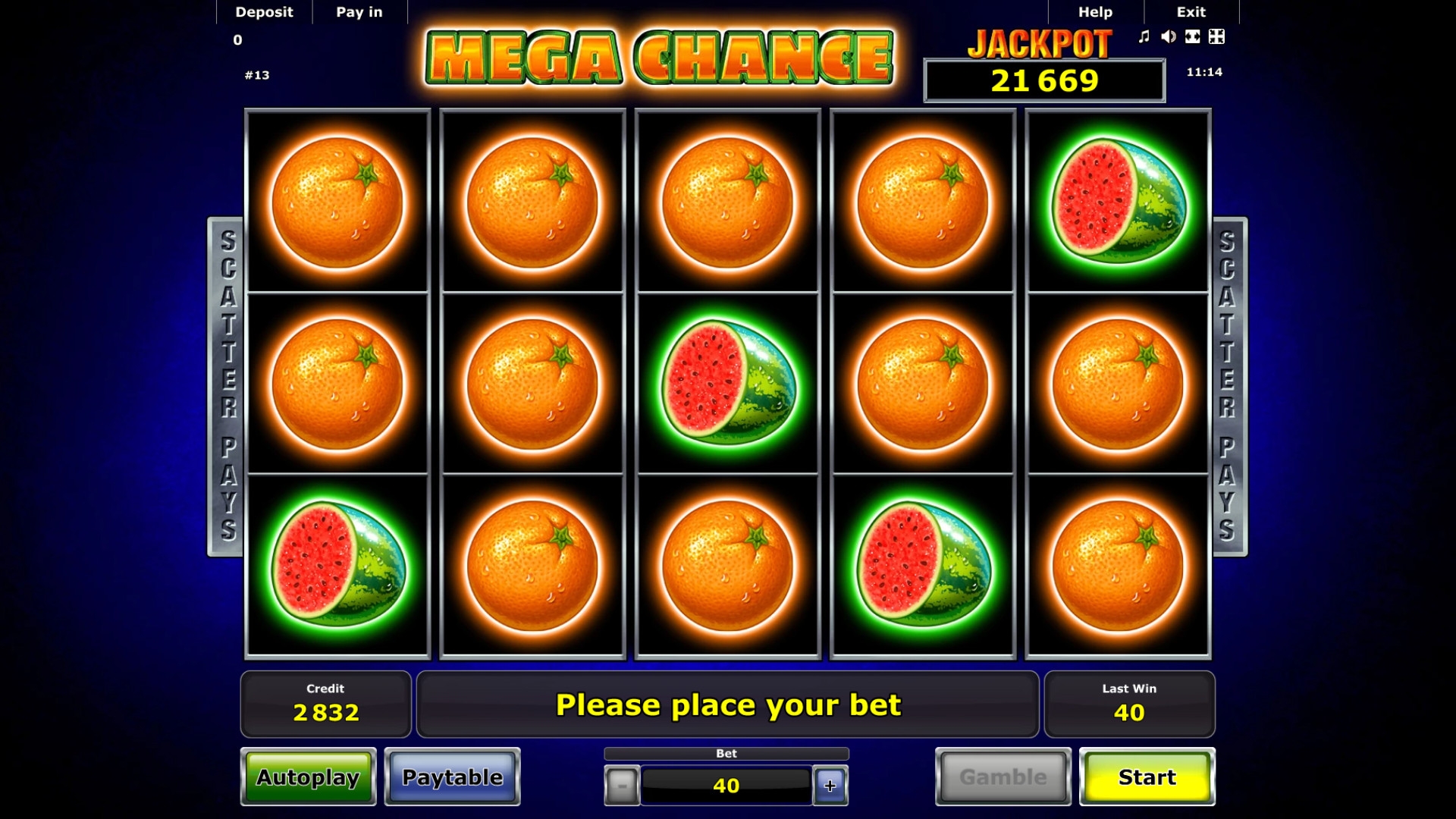 Mega Chance (Mega Chance) from category Slots