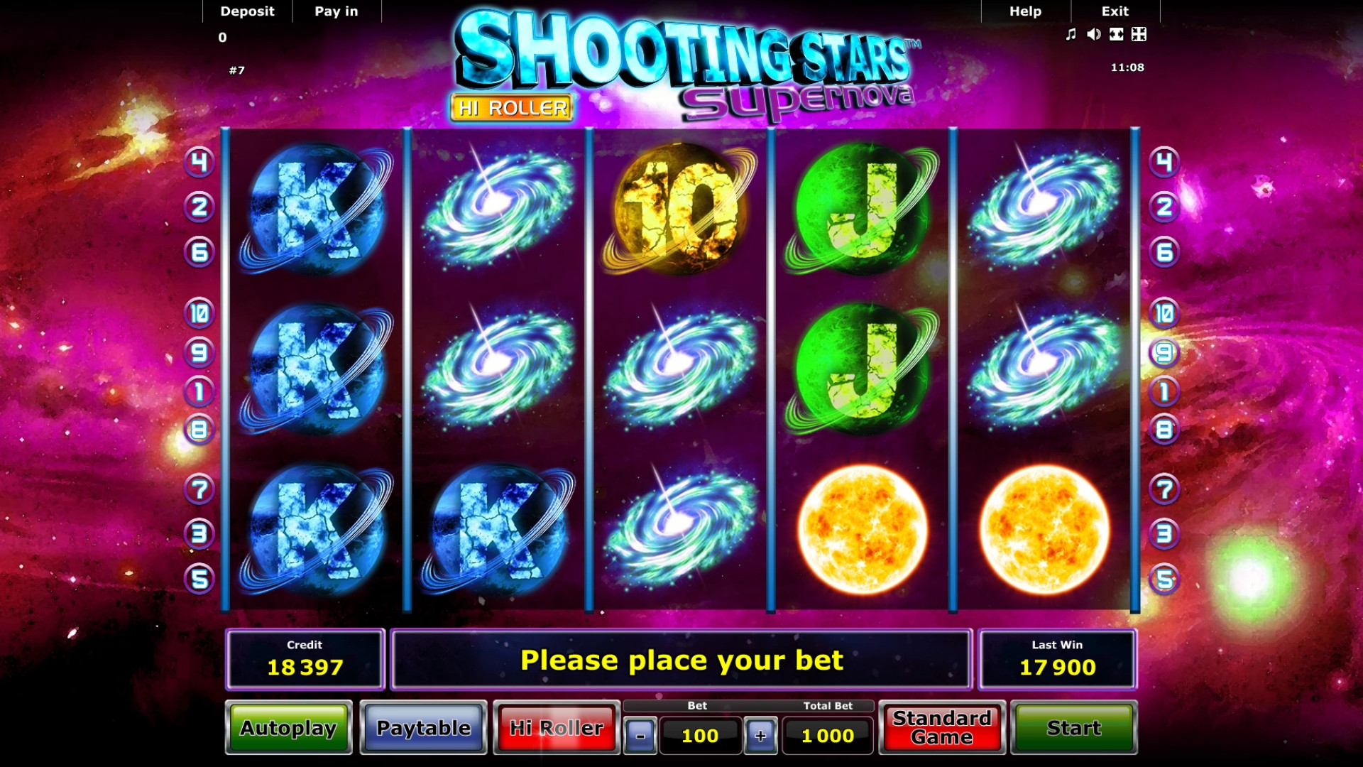 Shooting Stars Supernova (Shooting Stars Supernova) from category Slots