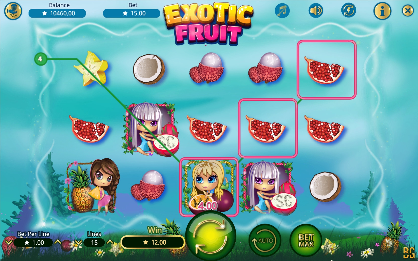 Exotic Fruit (Exotic Fruit) from category Slots