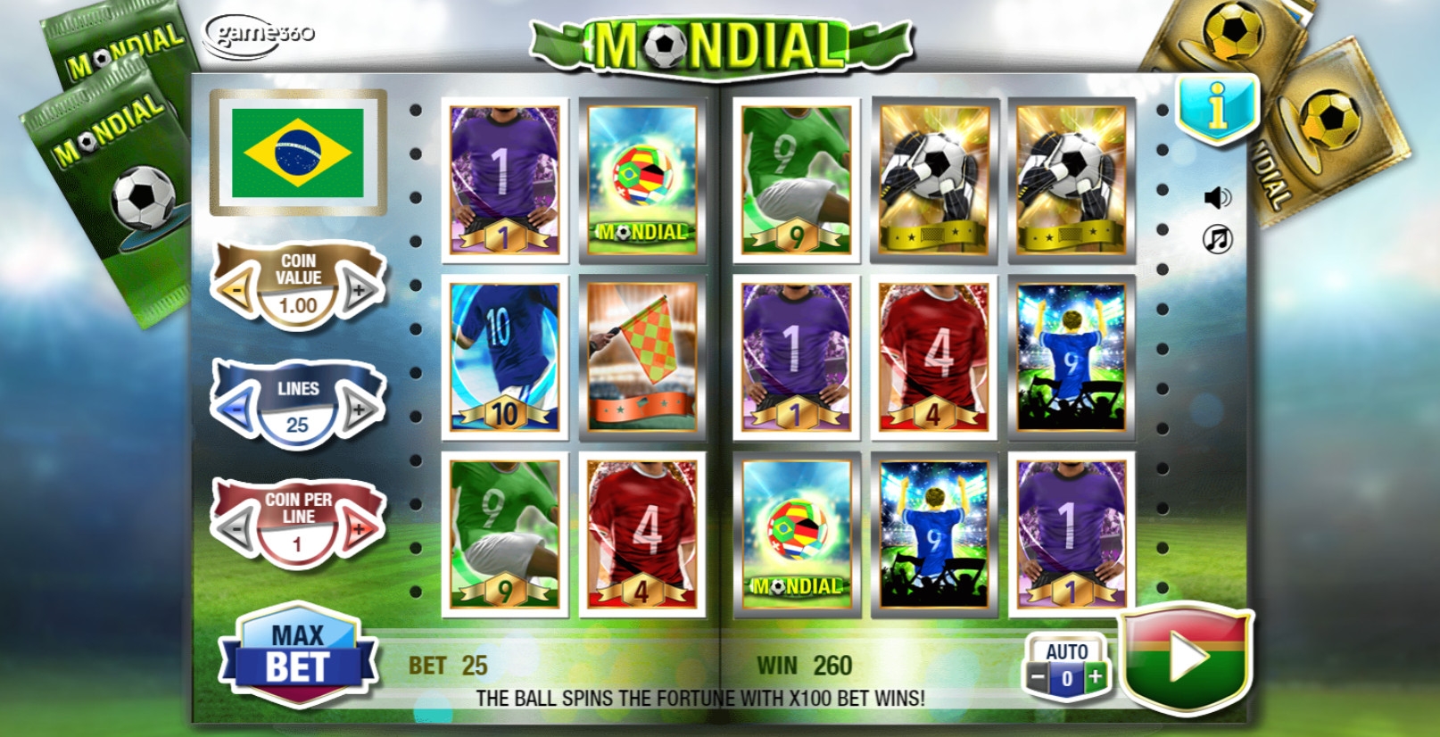 Mondial (Mondial) from category Slots