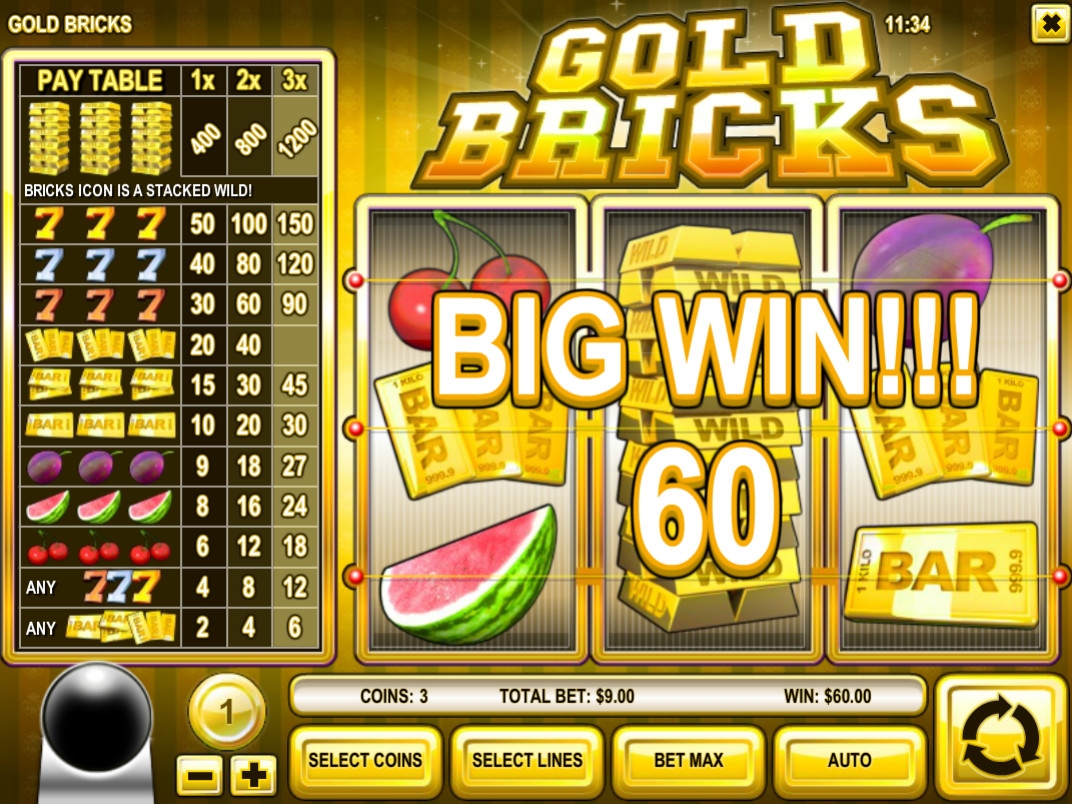 Gold Bricks (Gold Bricks) from category Slots