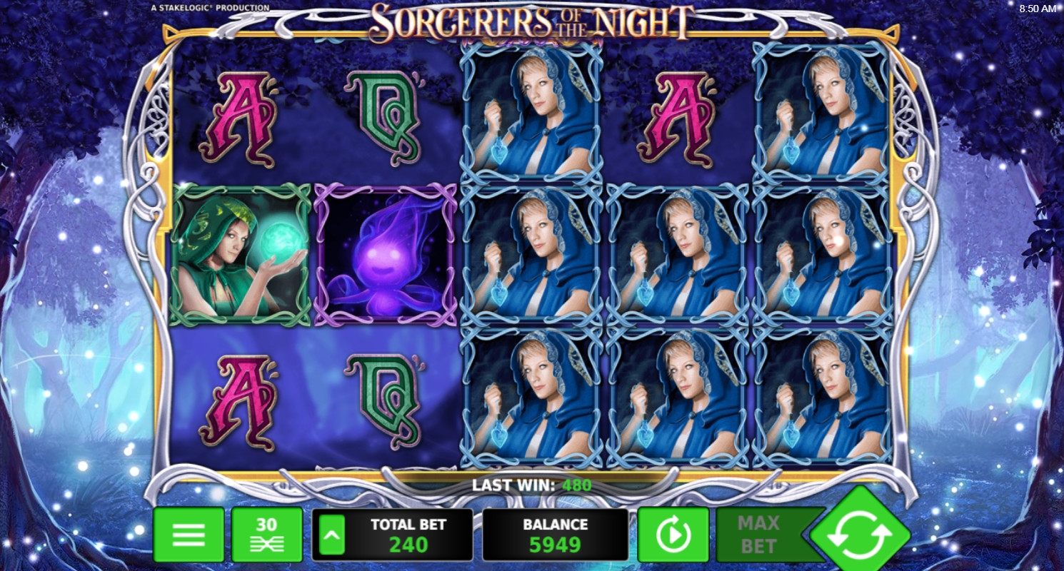 Sorcerers Of The Night - Slot Machine