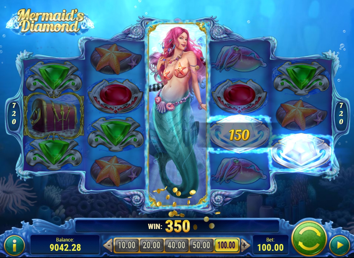 mermaids diamond игровой автомат