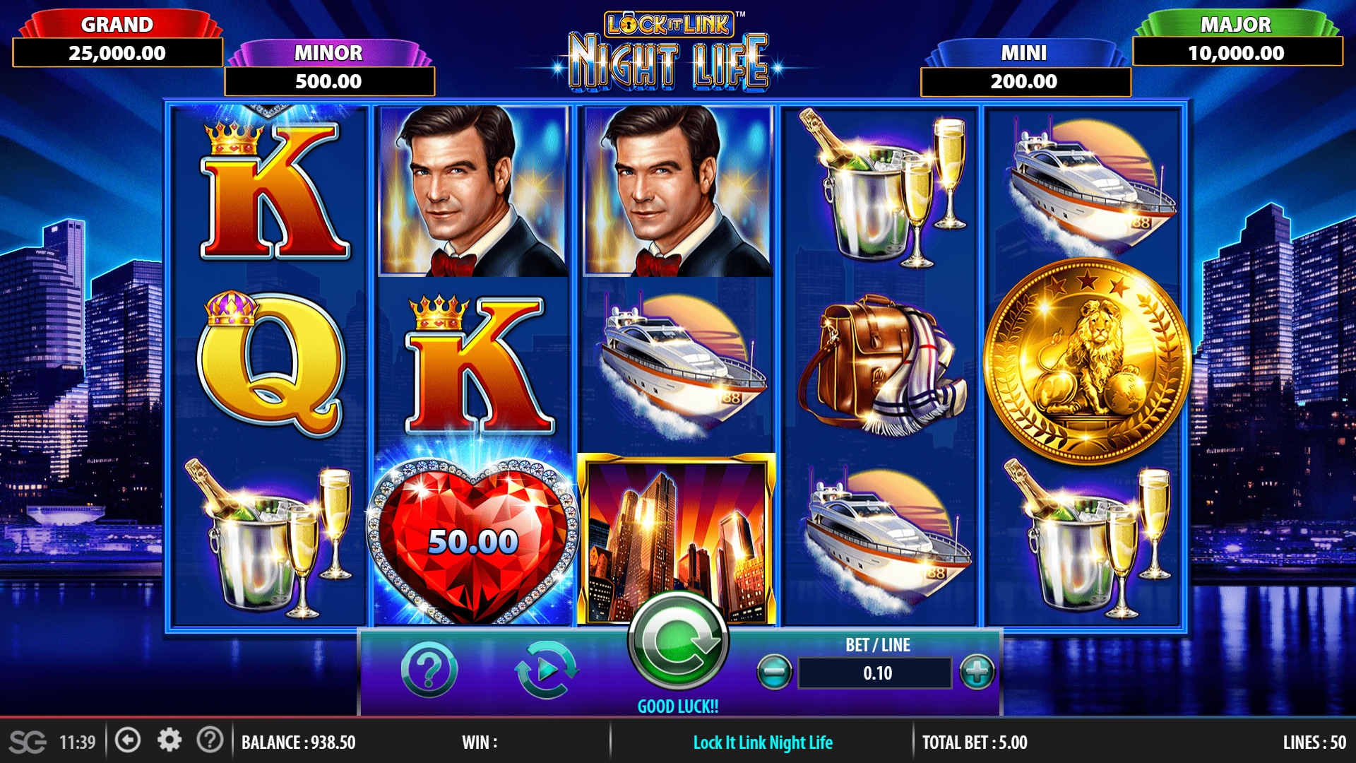 Lock It Link - Night Life (Lock It Link – Night Life) from category Slots