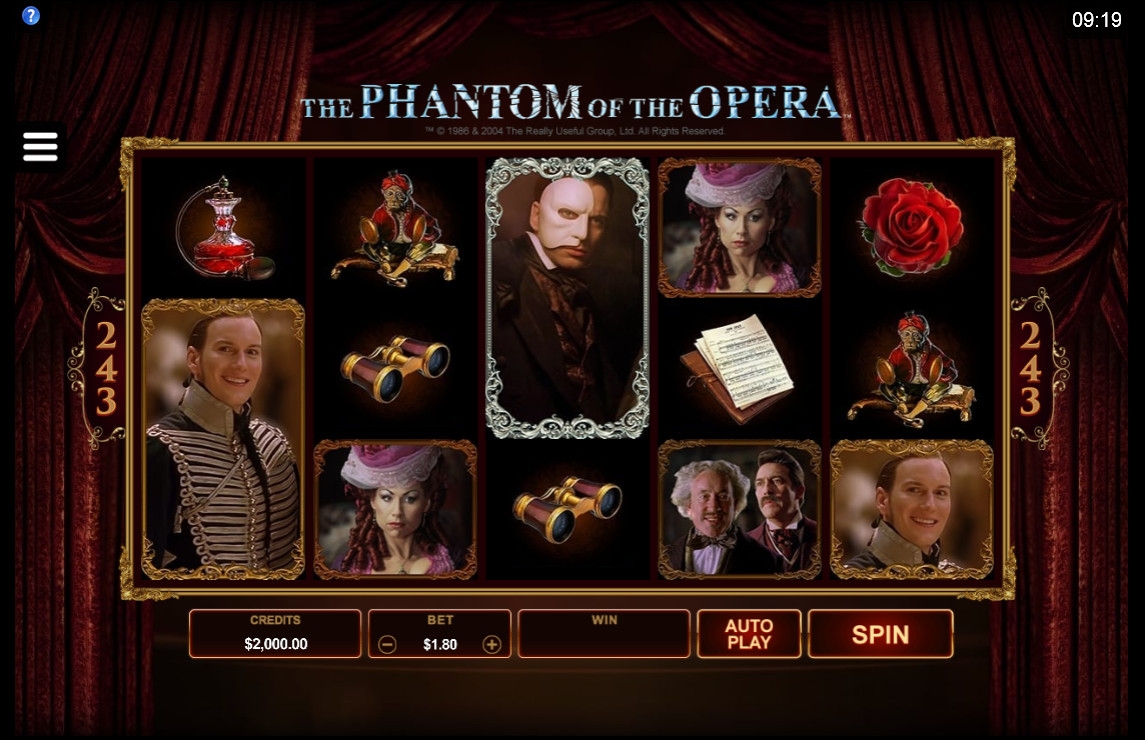 The Phantom of the Opera (The Phantom of the Opera) from category Slots