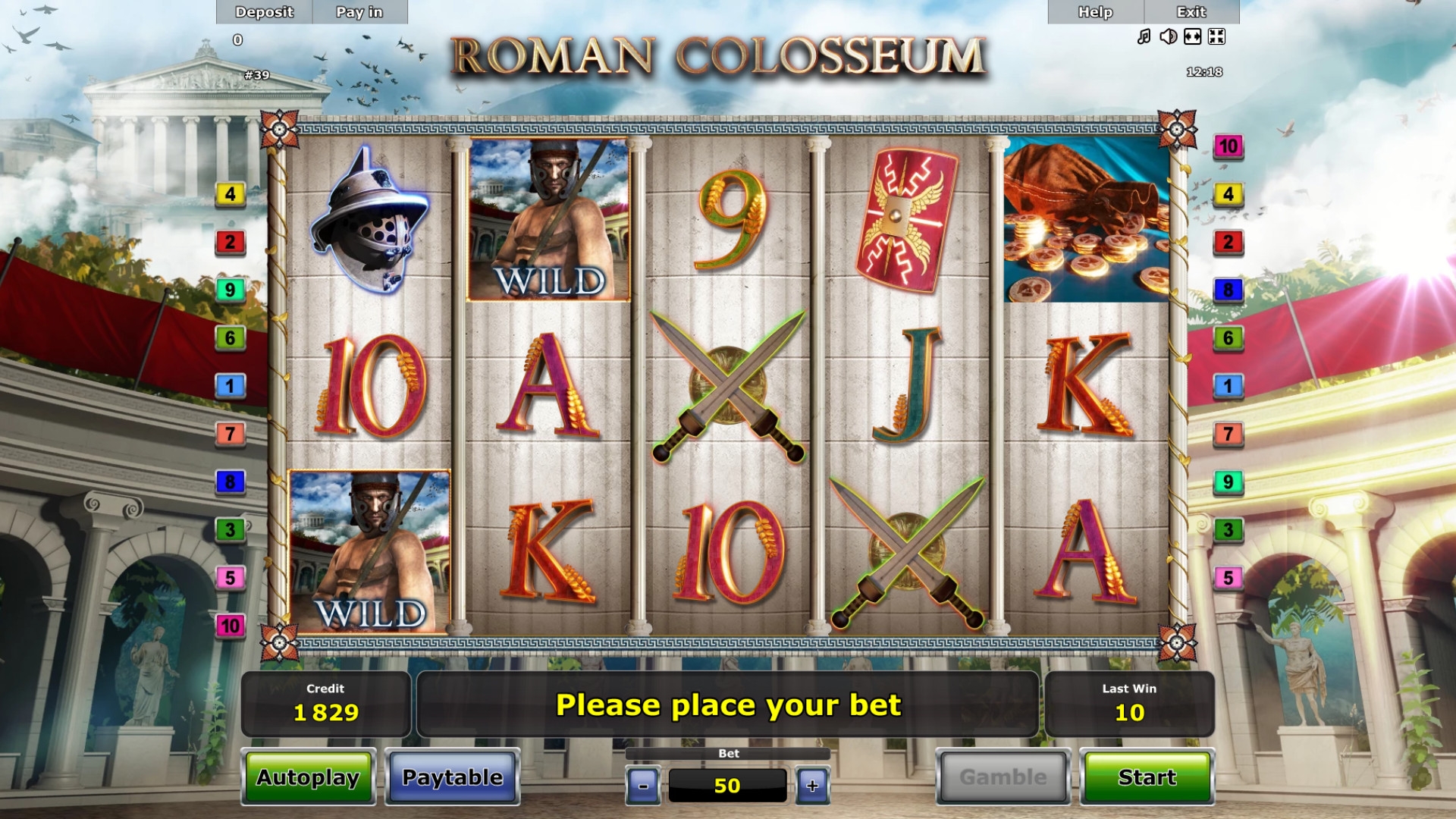 Roman Colosseum (Roman Colosseum) from category Slots