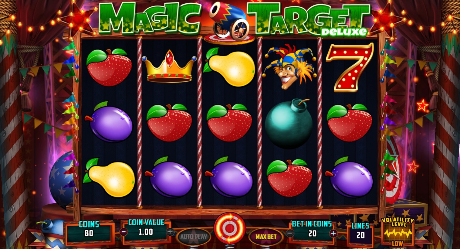 Magic Target slot game from multigame system.