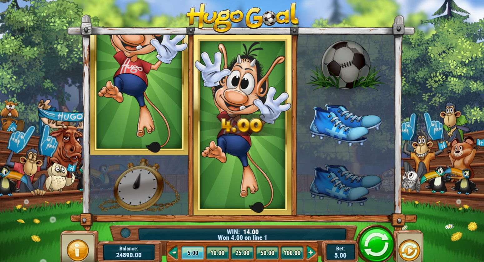 Hugo Goal (Hugo Goal) from category Slots