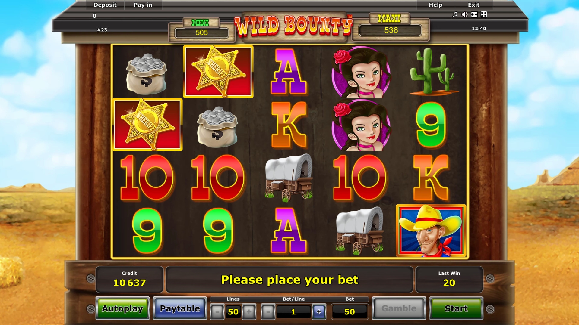 Wild Bounty (Wild Bounty) from category Slots