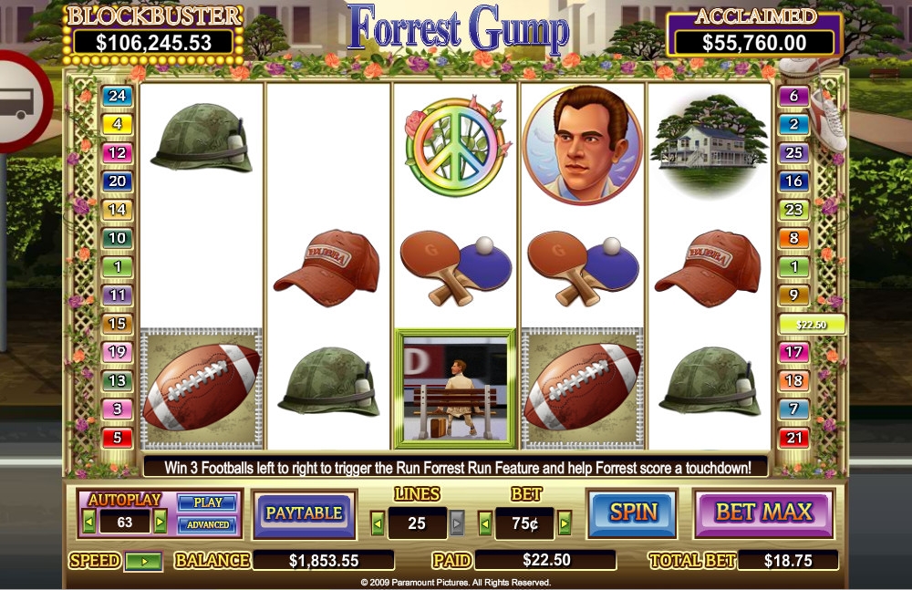 Forrest Gump (Forrest Gump) from category Slots