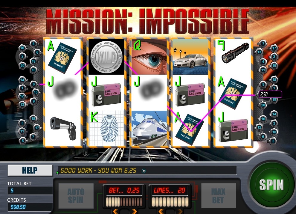 Mission Impossible (Mission Impossible) from category Slots