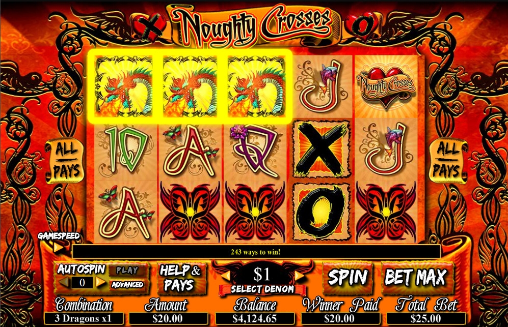 Noughty Crosses (777 Casino) from category Slots