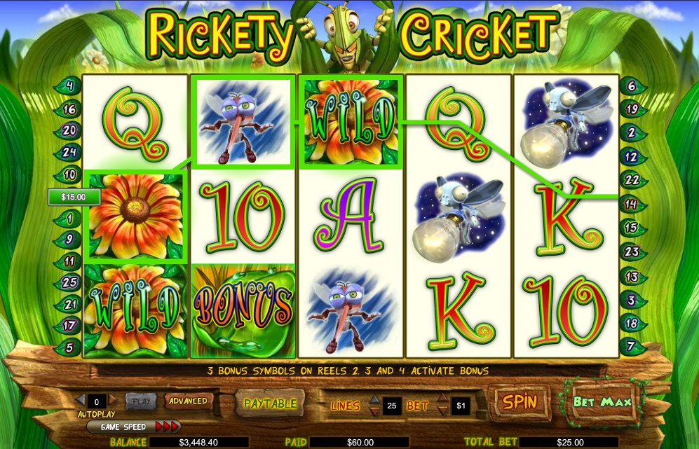 Rickety Cricket (Rickety Cricket) from category Slots