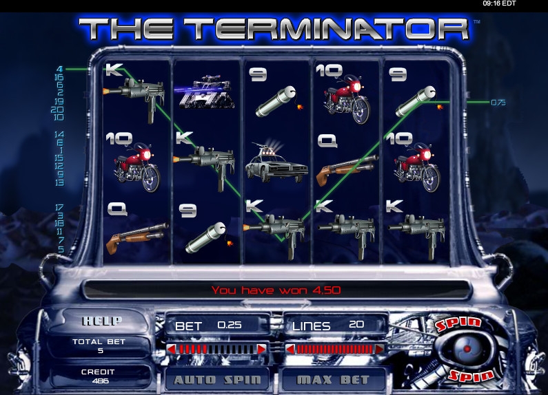 The Terminator (The Terminator) from category Slots