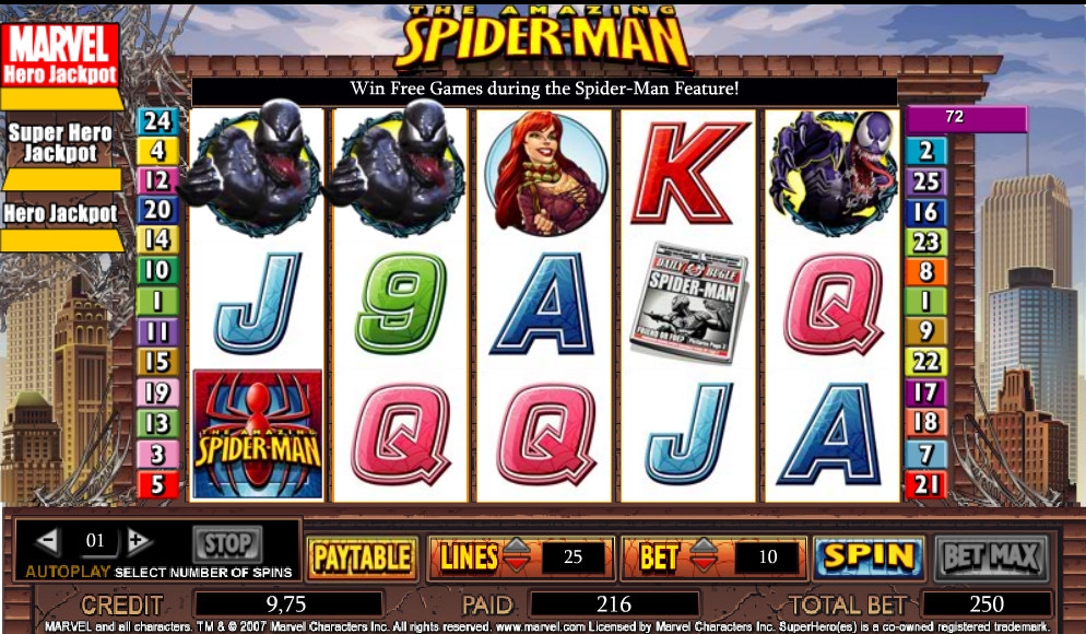 The Amazing Spider-Man (The Amazing Spider-Man) from category Slots